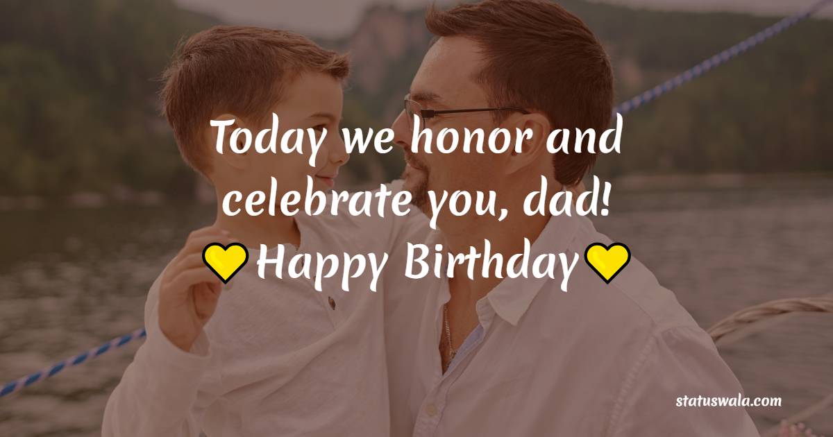 Simple birthday Wishes for dad