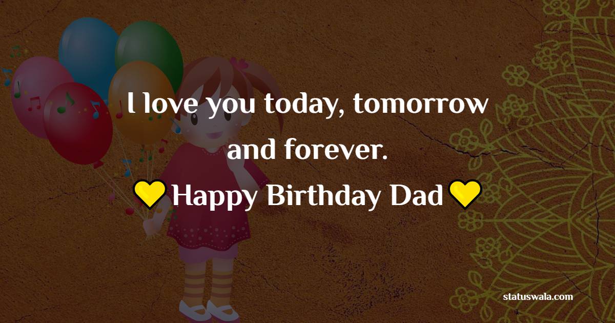 Heart Touching birthday Wishes for dad